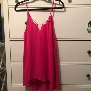 Brand Lush: Francesca’s Bright Pink Strappy Top